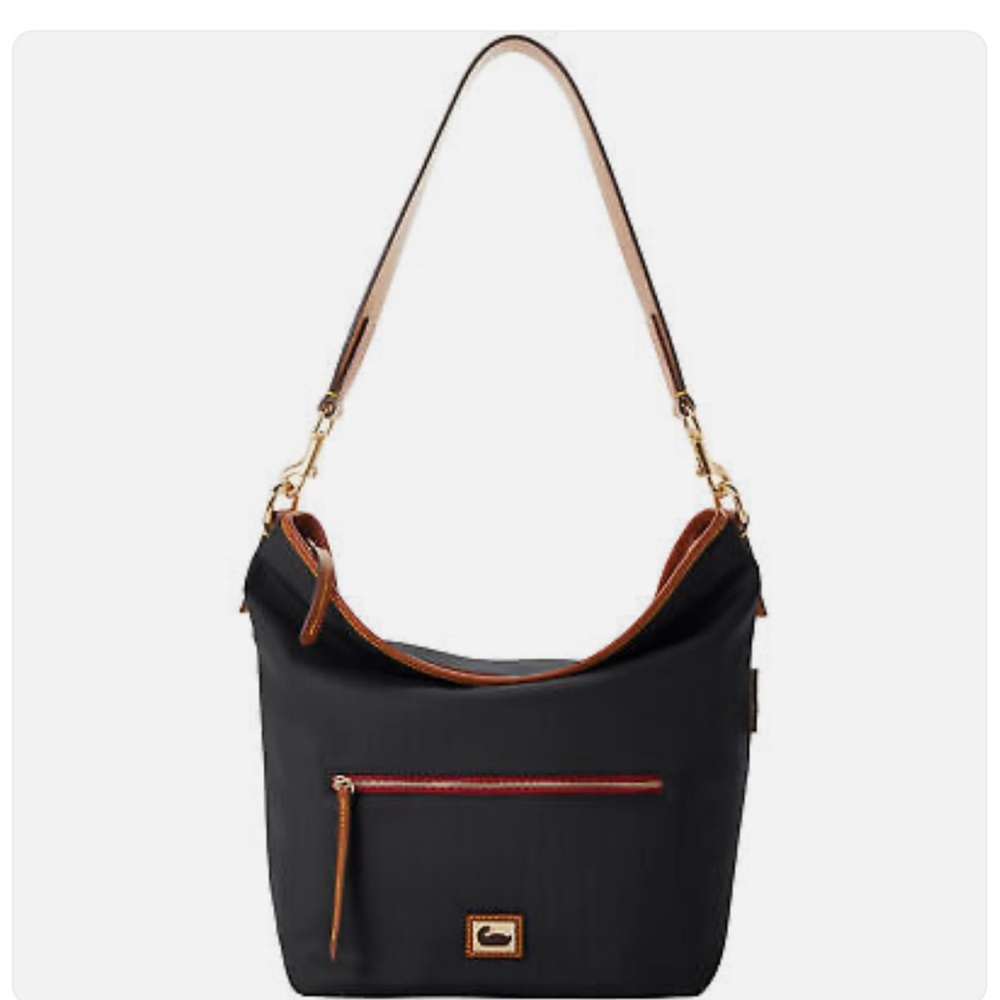 Dooney & Bourke Black and Tan Bag